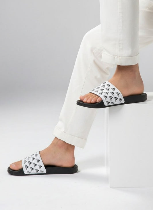 Adidas Slide Sandals (Logo Print Edition)